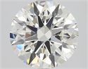 Natural Diamond 2.03 Carats, Round with Excellent Cut, H Color, IF Clarity and Certified by IGI