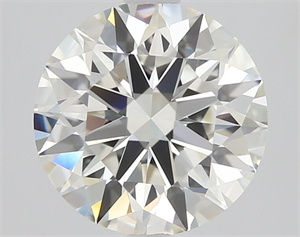 Picture of Natural Diamond 2.03 Carats, Round with Excellent Cut, H Color, IF Clarity and Certified by IGI