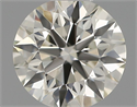 Natural Diamond 0.43 Carats, Round with Excellent Cut, I Color, VS1 Clarity and Certified by IGI