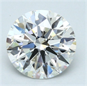 Natural Diamond 1.79 Carats, Round with Excellent Cut, G Color, SI1 Clarity and Certified by GIA