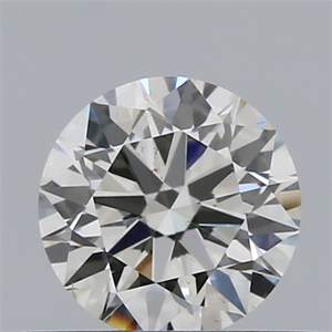 Picture of Natural Diamond 0.40 Carats, Round with Excellent Cut, G Color, VS2 Clarity and Certified by IGI