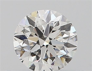 Picture of Natural Diamond 0.40 Carats, Round with Very Good Cut, G Color, VS2 Clarity and Certified by GIA