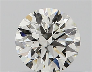 Picture of Natural Diamond 0.40 Carats, Round with Excellent Cut, I Color, VS2 Clarity and Certified by GIA