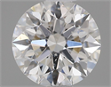 Natural Diamond 0.40 Carats, Round with Excellent Cut, F Color, SI2 Clarity and Certified by GIA