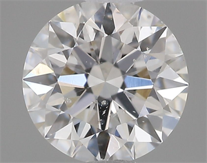 Picture of Natural Diamond 0.40 Carats, Round with Excellent Cut, F Color, SI2 Clarity and Certified by GIA