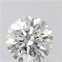 Natural Diamond 0.42 Carats, Round with Excellent Cut, G Color, SI1 Clarity and Certified by GIA