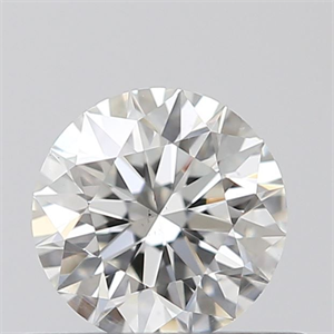 Picture of Natural Diamond 0.42 Carats, Round with Excellent Cut, G Color, SI1 Clarity and Certified by GIA