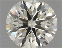 Natural Diamond 0.40 Carats, Round with Excellent Cut, I Color, VVS2 Clarity and Certified by IGI