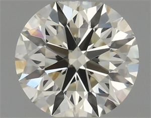 Picture of Natural Diamond 0.40 Carats, Round with Excellent Cut, I Color, VVS2 Clarity and Certified by IGI