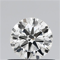 Natural Diamond 0.50 Carats, Round with Excellent Cut, H Color, SI1 Clarity and Certified by IGI