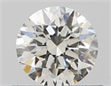 Natural Diamond 0.52 Carats, Round with Excellent Cut, J Color, VS2 Clarity and Certified by GIA