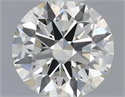 Natural Diamond 0.58 Carats, Round with Excellent Cut, K Color, SI2 Clarity and Certified by GIA