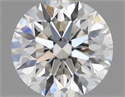 Natural Diamond 0.53 Carats, Round with Excellent Cut, I Color, IF Clarity and Certified by IGI