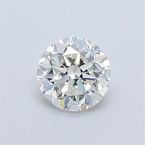 Picture of Natural Diamond 0.50 Carats, Round with Good Cut, I Color, VS1 Clarity and Certified by GIA