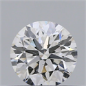 Natural Diamond 0.40 Carats, Round with Excellent Cut, G Color, SI1 Clarity and Certified by GIA