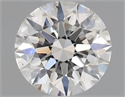 Natural Diamond 0.42 Carats, Round with Excellent Cut, G Color, I1 Clarity and Certified by GIA