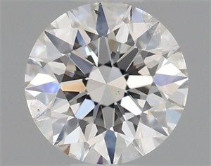 Picture of Natural Diamond 0.42 Carats, Round with Excellent Cut, G Color, I1 Clarity and Certified by GIA