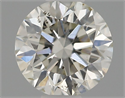 Natural Diamond 0.40 Carats, Round with Excellent Cut, I Color, SI1 Clarity and Certified by IGI