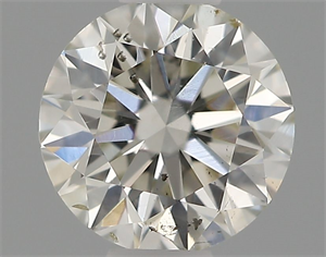 Picture of Natural Diamond 0.40 Carats, Round with Excellent Cut, I Color, SI1 Clarity and Certified by IGI