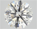 Natural Diamond 2.51 Carats, Round with Excellent Cut, I Color, VS2 Clarity and Certified by GIA