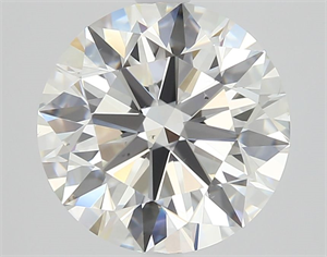 Picture of Natural Diamond 2.51 Carats, Round with Excellent Cut, I Color, VS2 Clarity and Certified by GIA