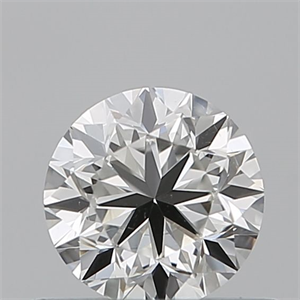 Picture of Natural Diamond 0.50 Carats, Round with Good Cut, H Color, SI1 Clarity and Certified by GIA