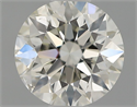 Natural Diamond 0.50 Carats, Round with Excellent Cut, H Color, SI1 Clarity and Certified by IGI