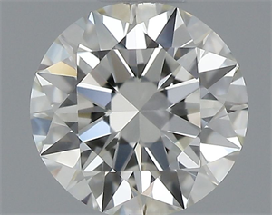 Picture of Natural Diamond 0.42 Carats, Round with Excellent Cut, J Color, VVS1 Clarity and Certified by GIA