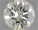 Natural Diamond 0.43 Carats, Round with Excellent Cut, I Color, SI1 Clarity and Certified by IGI