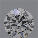 Natural Diamond 0.43 Carats, Round with Excellent Cut, F Color, VVS1 Clarity and Certified by GIA