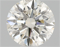 Natural Diamond 0.53 Carats, Round with Excellent Cut, I Color, SI1 Clarity and Certified by GIA