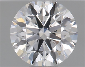 Picture of Natural Diamond 0.42 Carats, Round with Excellent Cut, F Color, VS2 Clarity and Certified by GIA