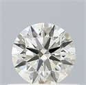 Natural Diamond 0.41 Carats, Round with Excellent Cut, H Color, VVS2 Clarity and Certified by IGI