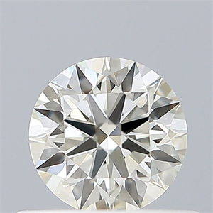 Picture of Natural Diamond 0.41 Carats, Round with Excellent Cut, H Color, VVS2 Clarity and Certified by IGI