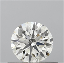 Natural Diamond 0.40 Carats, Round with Excellent Cut, J Color, VS2 Clarity and Certified by IGI