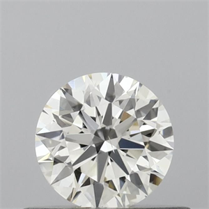 Picture of Natural Diamond 0.40 Carats, Round with Excellent Cut, J Color, VS2 Clarity and Certified by IGI