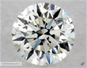 Natural Diamond 0.40 Carats, Round with Very Good Cut, J Color, SI1 Clarity and Certified by GIA