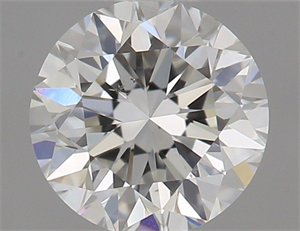 Picture of Natural Diamond 0.40 Carats, Round with Very Good Cut, I Color, SI1 Clarity and Certified by GIA