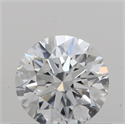 Natural Diamond 0.43 Carats, Round with Excellent Cut, E Color, SI1 Clarity and Certified by GIA