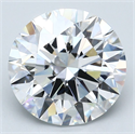 Natural Diamond 5.01 Carats, Round with Excellent Cut, D Color, SI1 Clarity and Certified by GIA