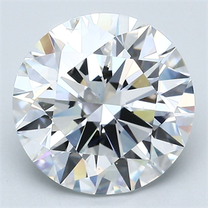 Picture of Natural Diamond 5.01 Carats, Round with Excellent Cut, D Color, SI1 Clarity and Certified by GIA