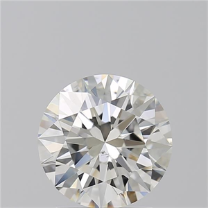 Picture of Natural Diamond 2.05 Carats, Round with Excellent Cut, I Color, SI1 Clarity and Certified by GIA