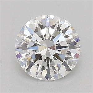 Picture of Natural Diamond 0.41 Carats, Round with Very Good Cut, E Color, I1 Clarity and Certified by GIA