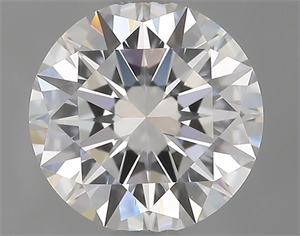 Picture of Natural Diamond 1.24 Carats, Round with Excellent Cut, E Color, IF Clarity and Certified by GIA