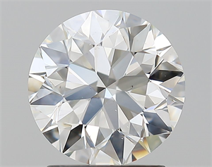 Picture of Natural Diamond 1.90 Carats, Round with Excellent Cut, I Color, VS1 Clarity and Certified by GIA