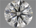 Natural Diamond 0.51 Carats, Round with Very Good Cut, I Color, SI1 Clarity and Certified by GIA