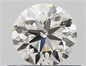 Natural Diamond 0.50 Carats, Round with Very Good Cut, J Color, VVS1 Clarity and Certified by GIA