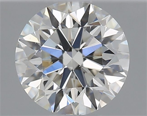 Picture of Natural Diamond 0.40 Carats, Round with Very Good Cut, H Color, VS2 Clarity and Certified by GIA