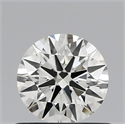 Natural Diamond 0.61 Carats, Round with Excellent Cut, I Color, VS2 Clarity and Certified by IGI