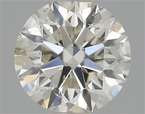 Picture of Natural Diamond 0.50 Carats, Round with Excellent Cut, J Color, I1 Clarity and Certified by GIA